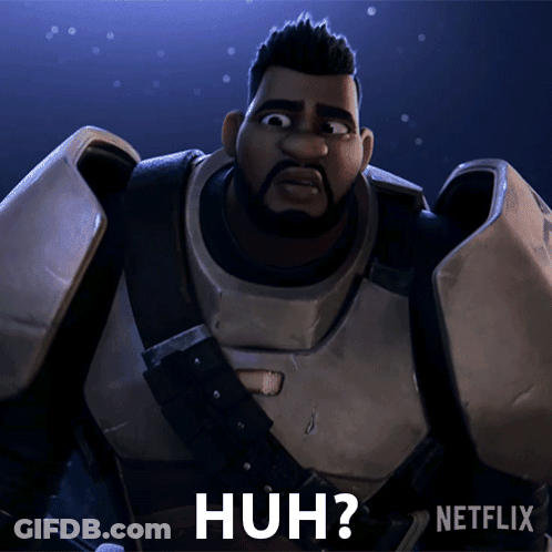 Group Of People Standing By Sign Saying Why GIF