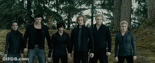 Group Of People Standing In A Line GIF