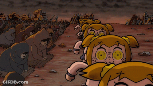 Group Of People Standing In A Row GIF
