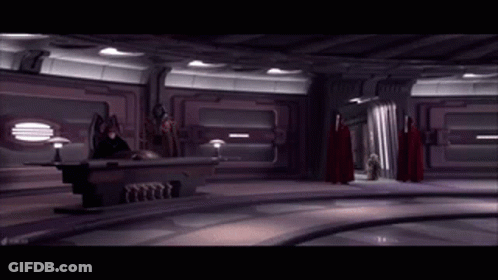 Group Of People Standing In Room GIF