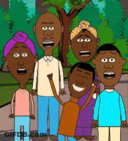 Group Of People Standing Together GIF