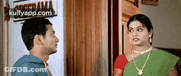 Group Of People Talking To Woman GIF