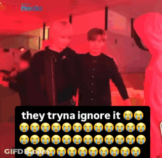 Group Of People They Tryna Ignore It GIF