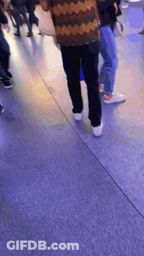 Group Of People Walking GIF