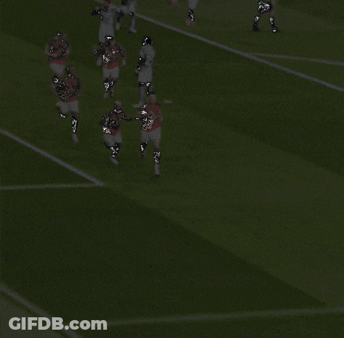 Group Of People With 196 On Back GIF