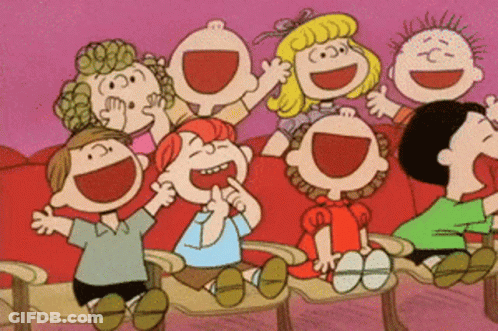 Group Of People With Arms In Air GIF