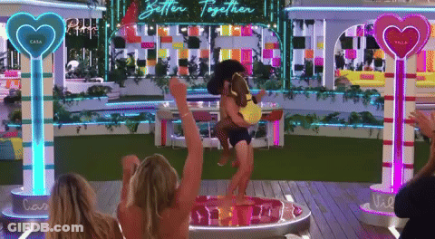 Group Of People With Better Together Sign GIF