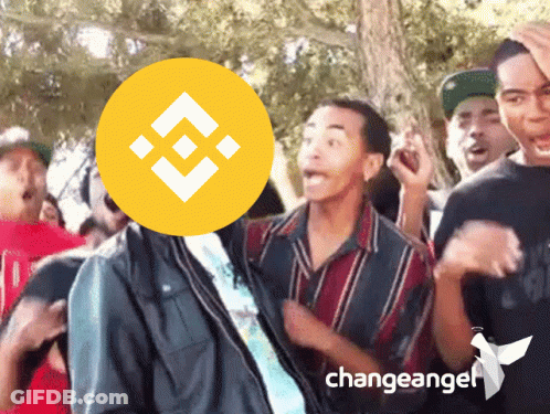 Group Of People With Change Angel Logo GIF
