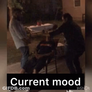 Group Of People With Current Mood Text GIF