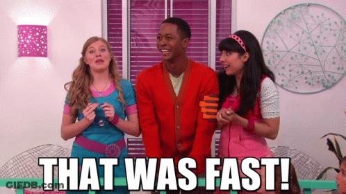 Group Of People With Fast Written Words GIF