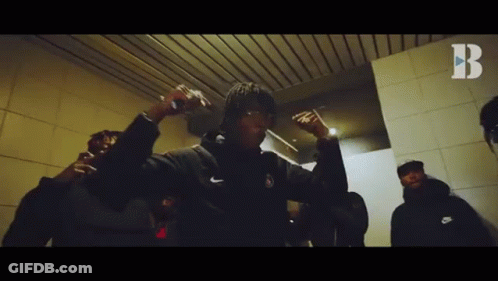 Group Of People With Hands In Air GIF