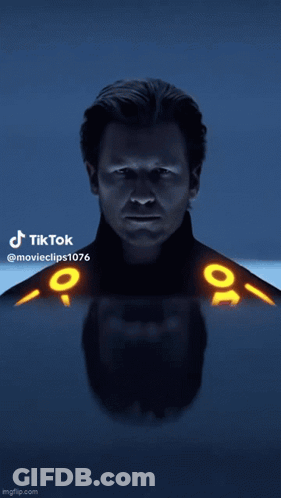 Group Of People With Lit Up Reflections GIF