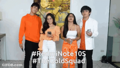 Group Of People With Redminote10s Thegoldsquad GIF