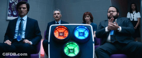 Group Of People With Skeleton Sign GIF