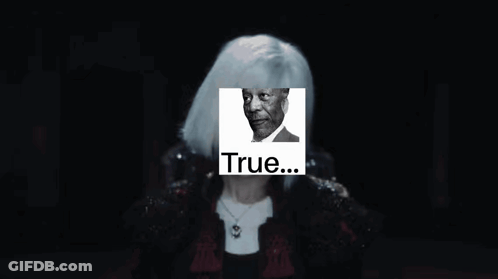 Group Of People With True Sign GIF