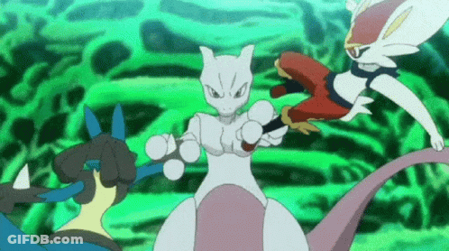 Group Of Pokemon Standing Together GIF