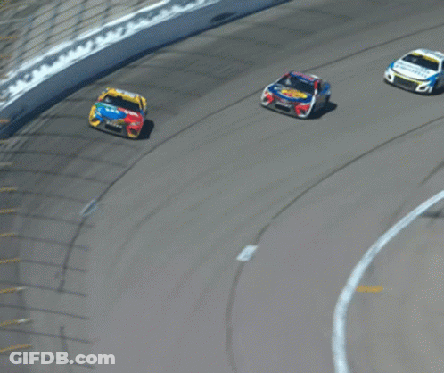 Group Of Race Cars Racing With Toyota GIF