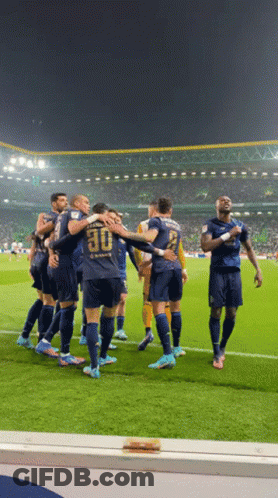 Group Of Soccer Players Number 30 GIF