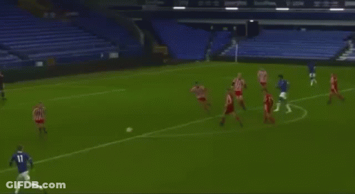 Group Of Soccer Players Playing GIF