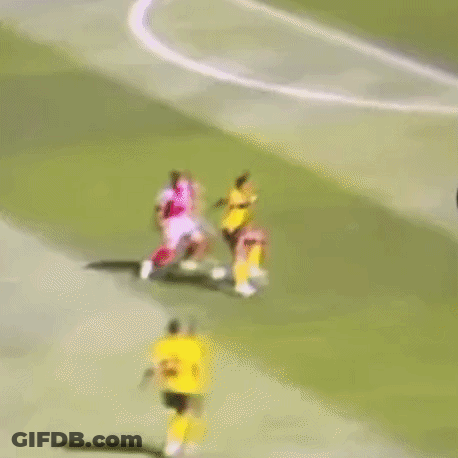 Group Of Soccer Players Playing On Field GIF
