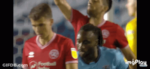 Group Of Soccer Players With Football Index Jersey GIF