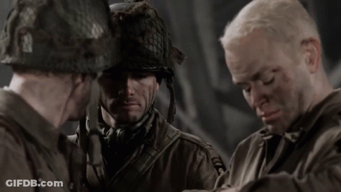 Group Of Soldiers So Far GIF