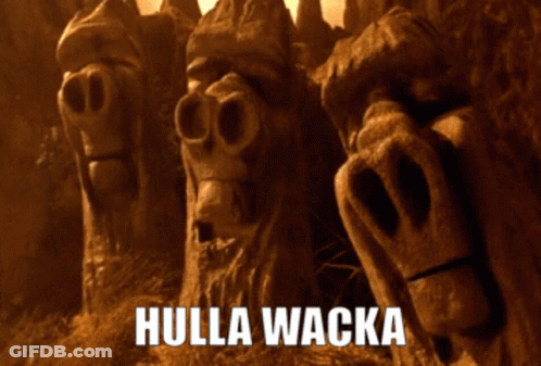 Group Of Statues With Something Not Right GIF