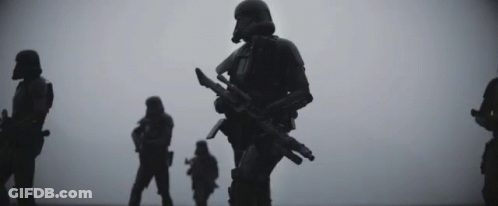 Group Of Stormtroopers In Fog GIF