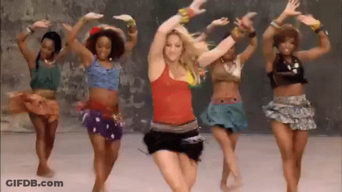 Group Of Women Dancing In A Circle GIF