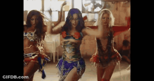 Group Of Women Dancing In A Room GIF