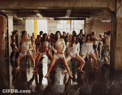 Group Of Women Dancing In A Room GIF
