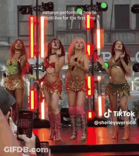 Group Of Women Dancing In A Room GIF