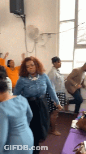 Group Of Women Dancing Together GIF