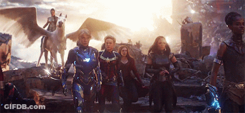 Group Of Women From Avengers: Age Of Ultron GIF