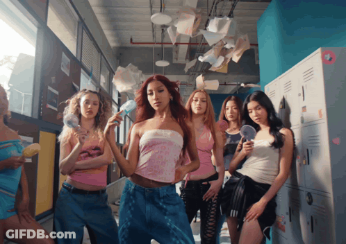 Group Of Women Hugging And Smiling GIF