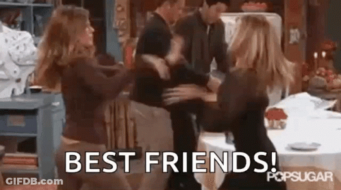 Group Of Women Hugging In Kitchen Best Friends GIF