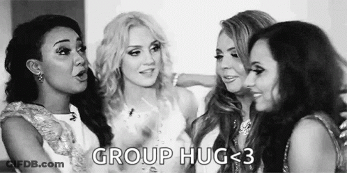 Group Of Women Hugging GIF