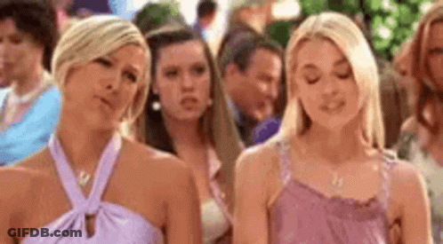 Group Of Women Standing In Crowd GIF
