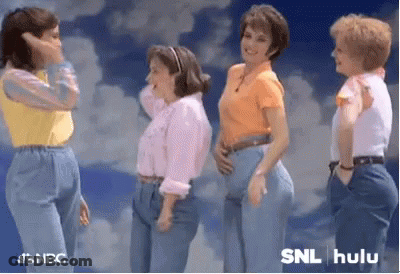 Group Of Women Standing Together GIF