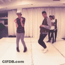 Group Of Young Men Dancing GIF