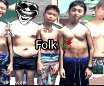 Group Of Young Men Folk GIF