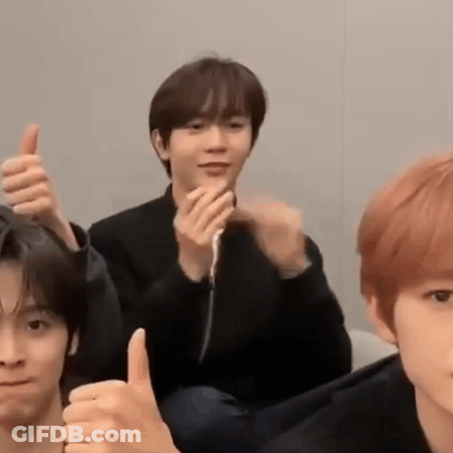 Group Of Young Men Giving Thumbs Up GIF