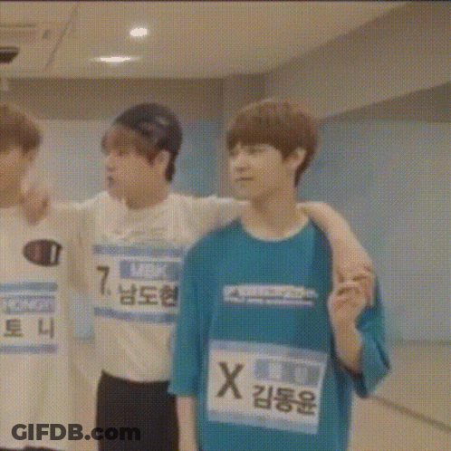 Group Of Young Men Hugging GIF