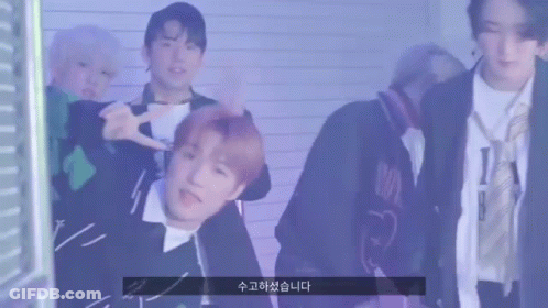 Group Of Young Men Making Funny Faces GIF