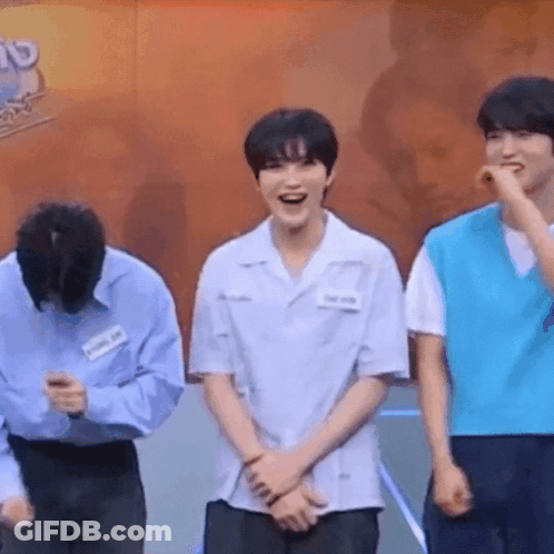 Group Of Young Men One Laughing GIF