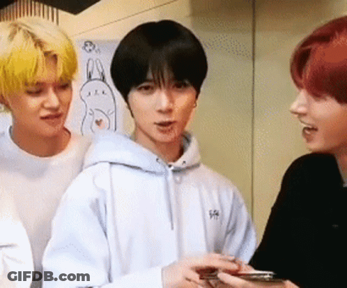 Group Of Young Men One Wearing White Hoodie With Bunny GIF