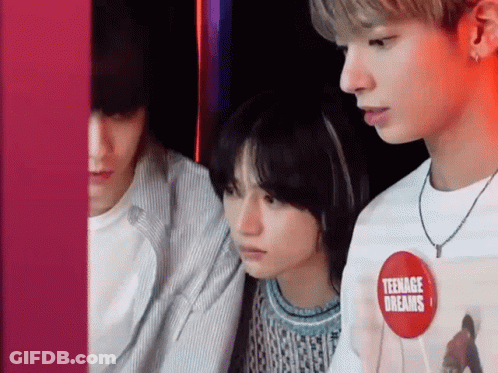 Group Of Young Men With Teenage Dreams Button GIF