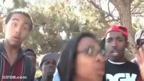 Group Of Young People Standing Together GIF