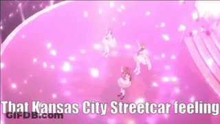Group On Pink Stage That Kansas City Streetcar Feeling GIF