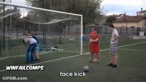 Group On Soccer Field With Winfailcomps GIF